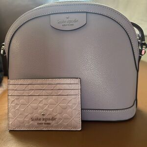 Kate Spade Lavender Crossbody Bag with Cardholder